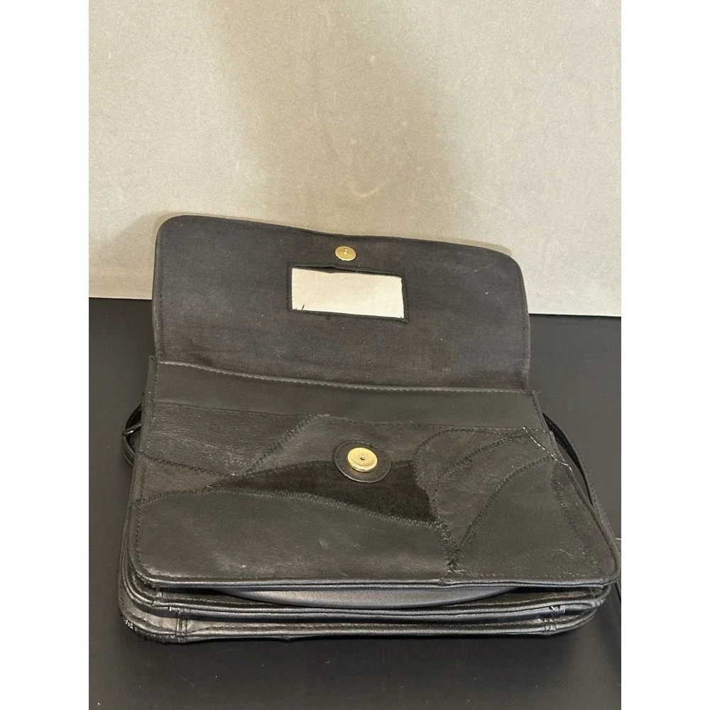 Vintage‎ Black Patchwork Purse